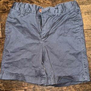 Southern Marsh Blue Casual Shorts Elastic Waist